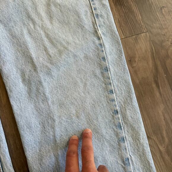 Vintage Levi’s 505 Jeans Men's Size 36x30 Light Washed Made In Puerto Rico Worn - Picture 2 of 9